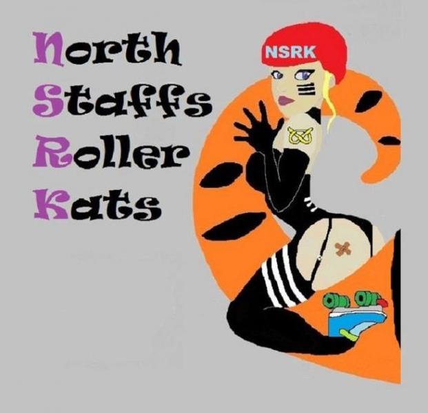 North Staffs Roller Kats logo